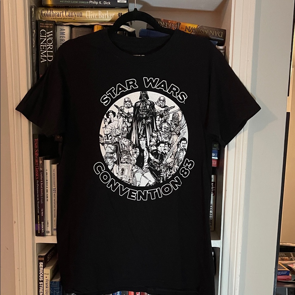 Star Wars Convention ’83 Reprint T‑Shirt | Medium | Black/Mint Condition